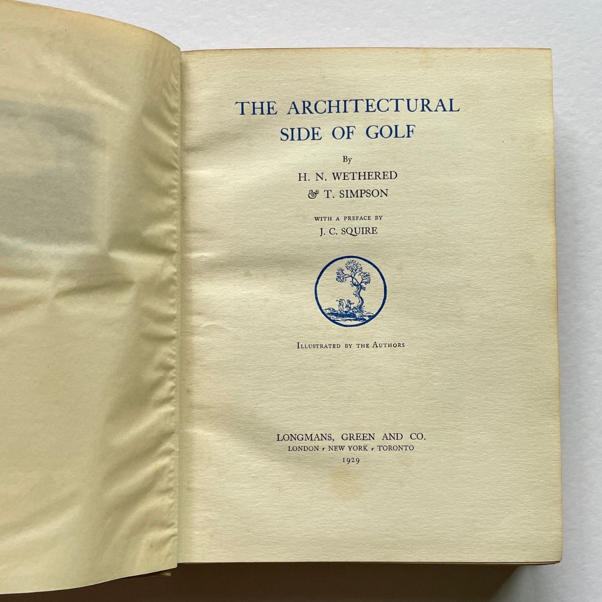 The Architectural Side of Golf - Rare 1929 First Edition