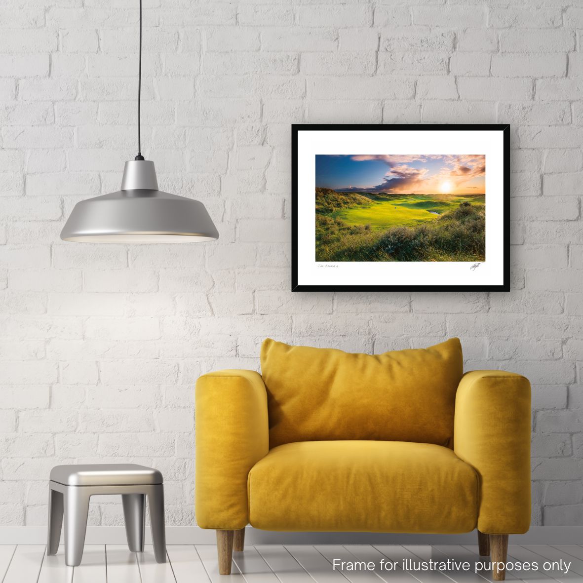 FRAMED Photography print of Hole 4 at The Island Golf Club by Adam Toth