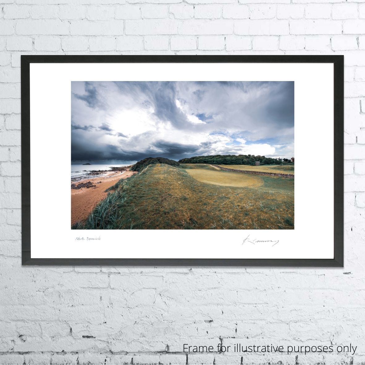 A framed photo of North Berwick - Limited Edition Fine Art Print by Kevin Murray.