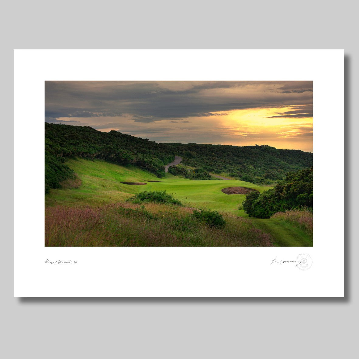 ROYAL DORNOCH HOLE 6 PHOTOGRAPHY PRINT BY KEVIN MURRAY