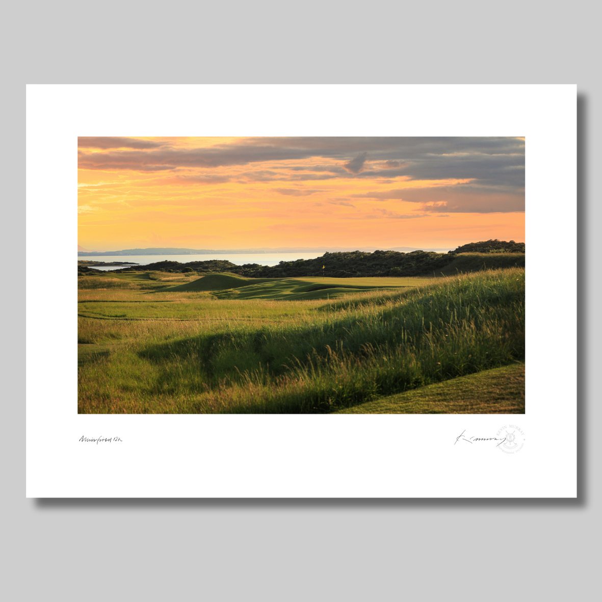 Muirfield 12th hole photography print by kevin murray