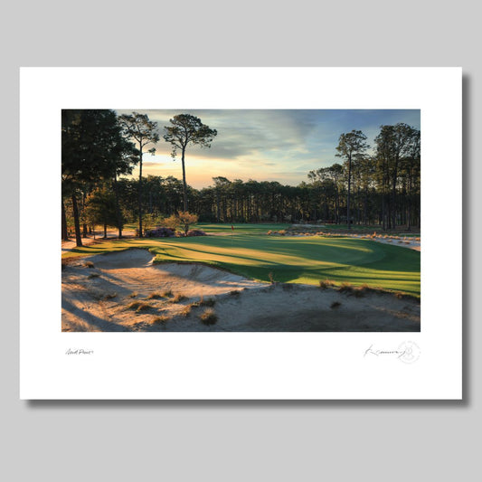 mid pines golf print by kevin murray