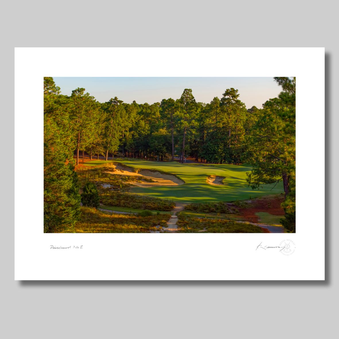 Pinehurst No. 2 9th by Kevin Murray