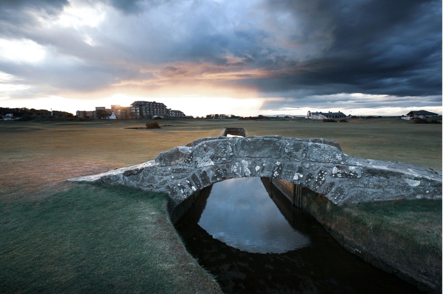 St Andrews Swilcan Bridge Photography Print. Best golf gift guide.