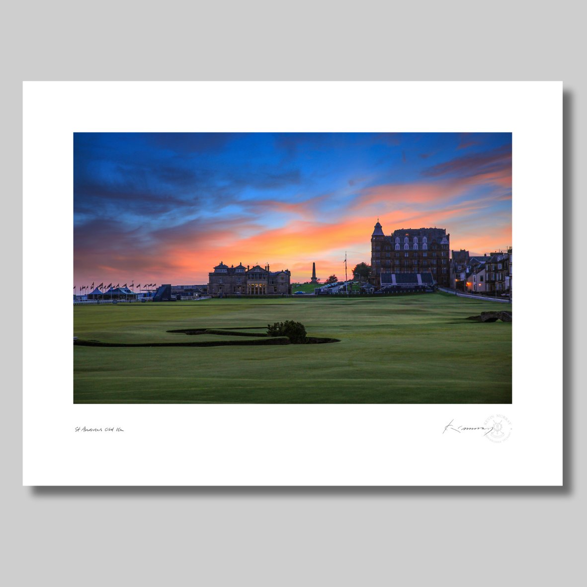 St Andrews Old Course 18th At Dawn Photograph