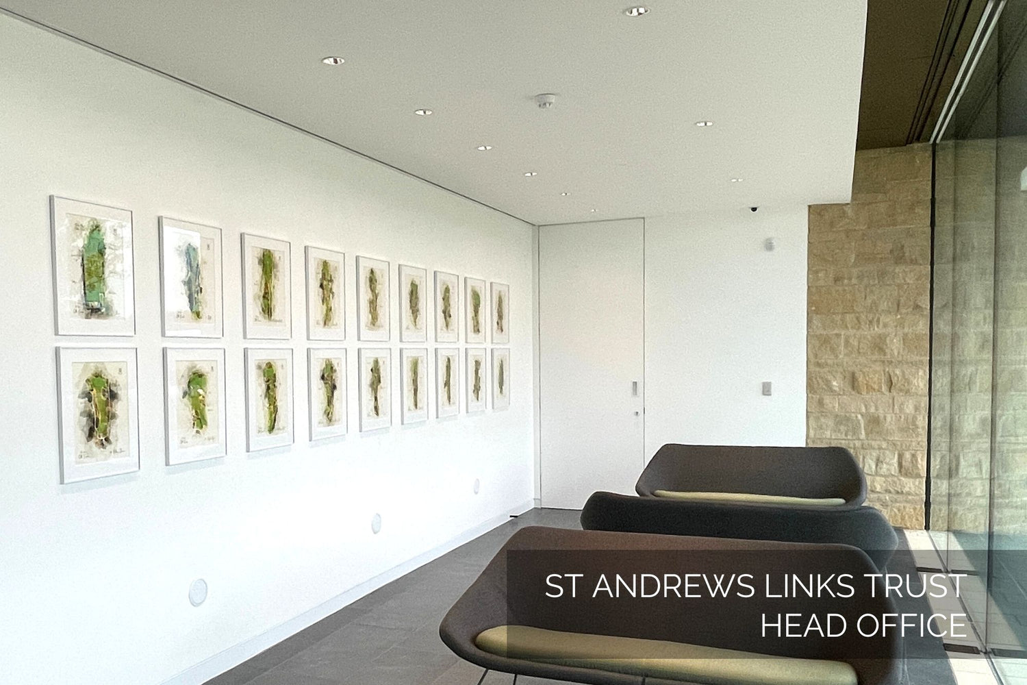 St Andrews Links Trust Head Office Reception Display