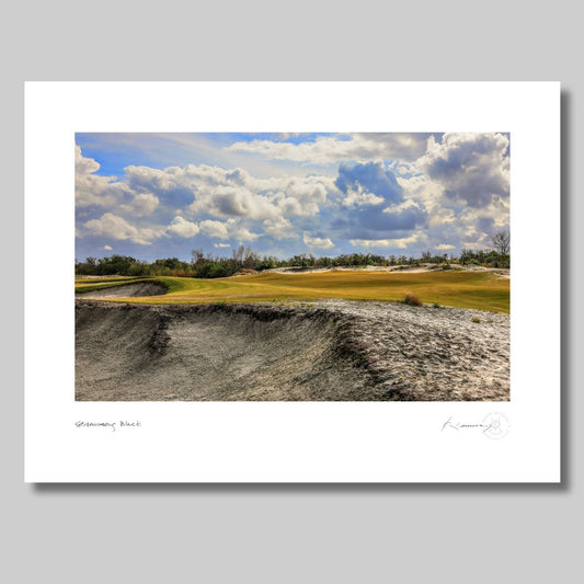 STREAMSONG GOLF COURSE HOLE 2 FINE ART PRINT