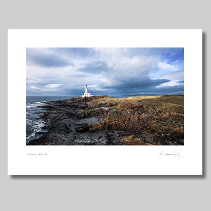 GOLF PHOTOGRAPHY PRINT BY KEVIN MURRAY OF TURNBERRY AILSA LIGHTHOUSE