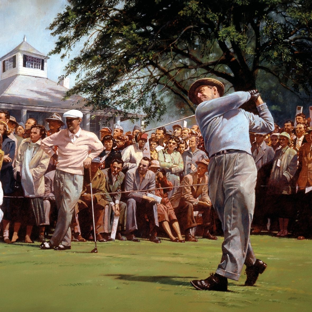 Sam Snead, The Masters 1954, fine art print close up by Michael Heslop