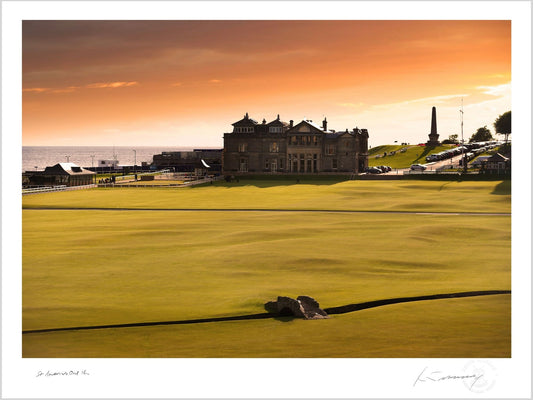 St Andrews Old Course 18th by Kevin Murray