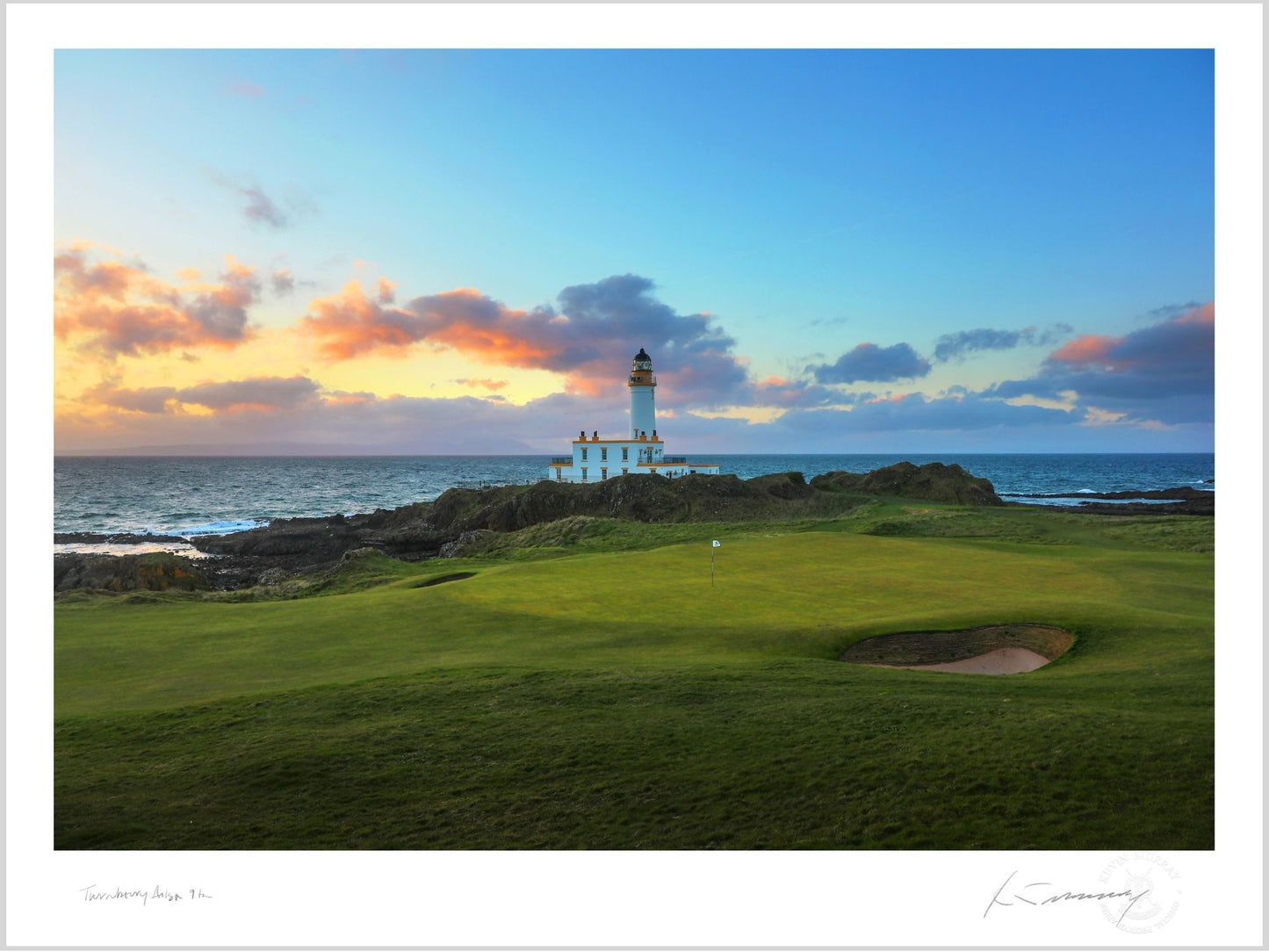 Turnberry Ailsa Golf Course 9th by Kevin Murray