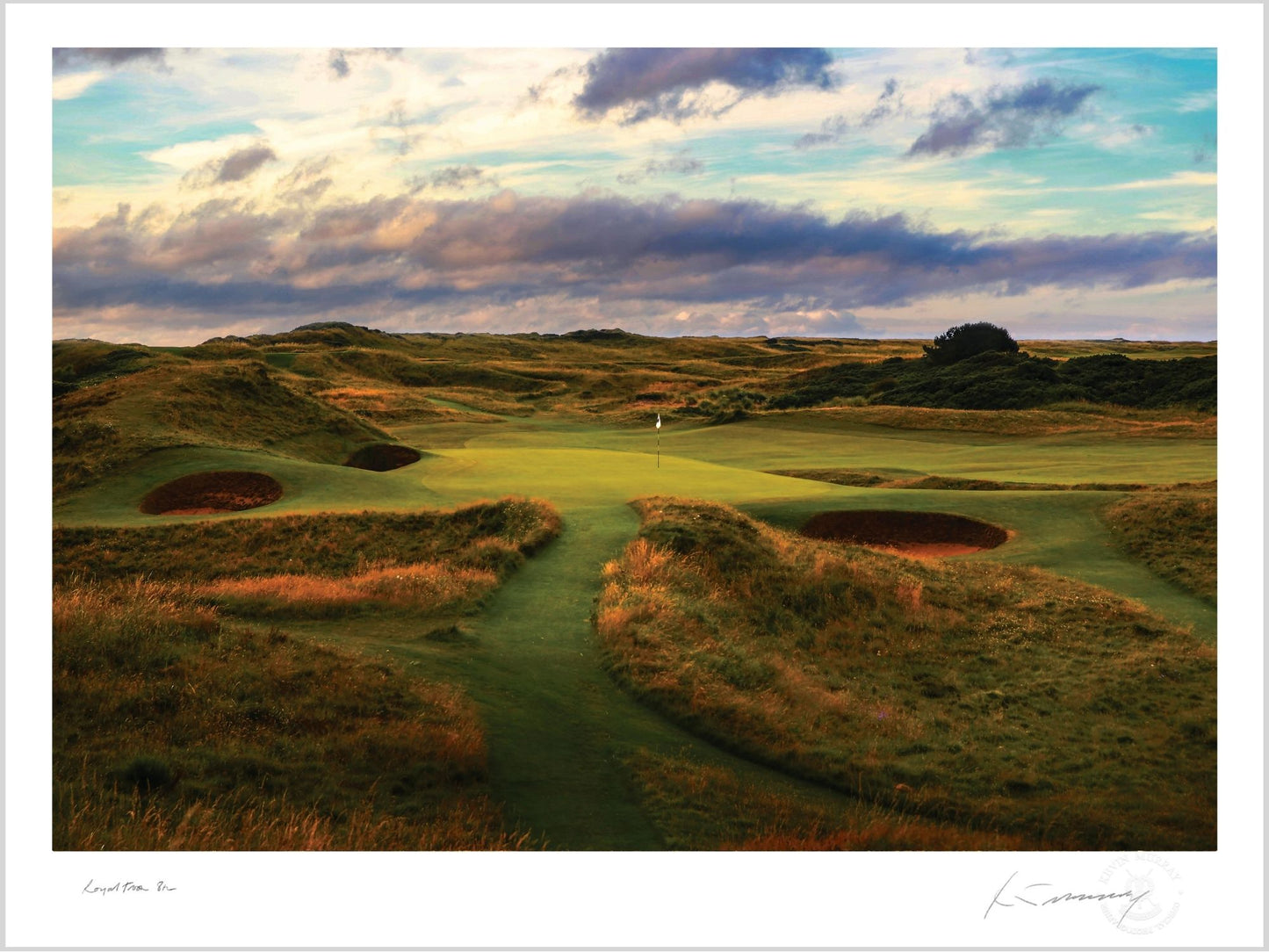Royal Troon Golf Club Hole 8, 'Postage Stamp' by Kevin Murray