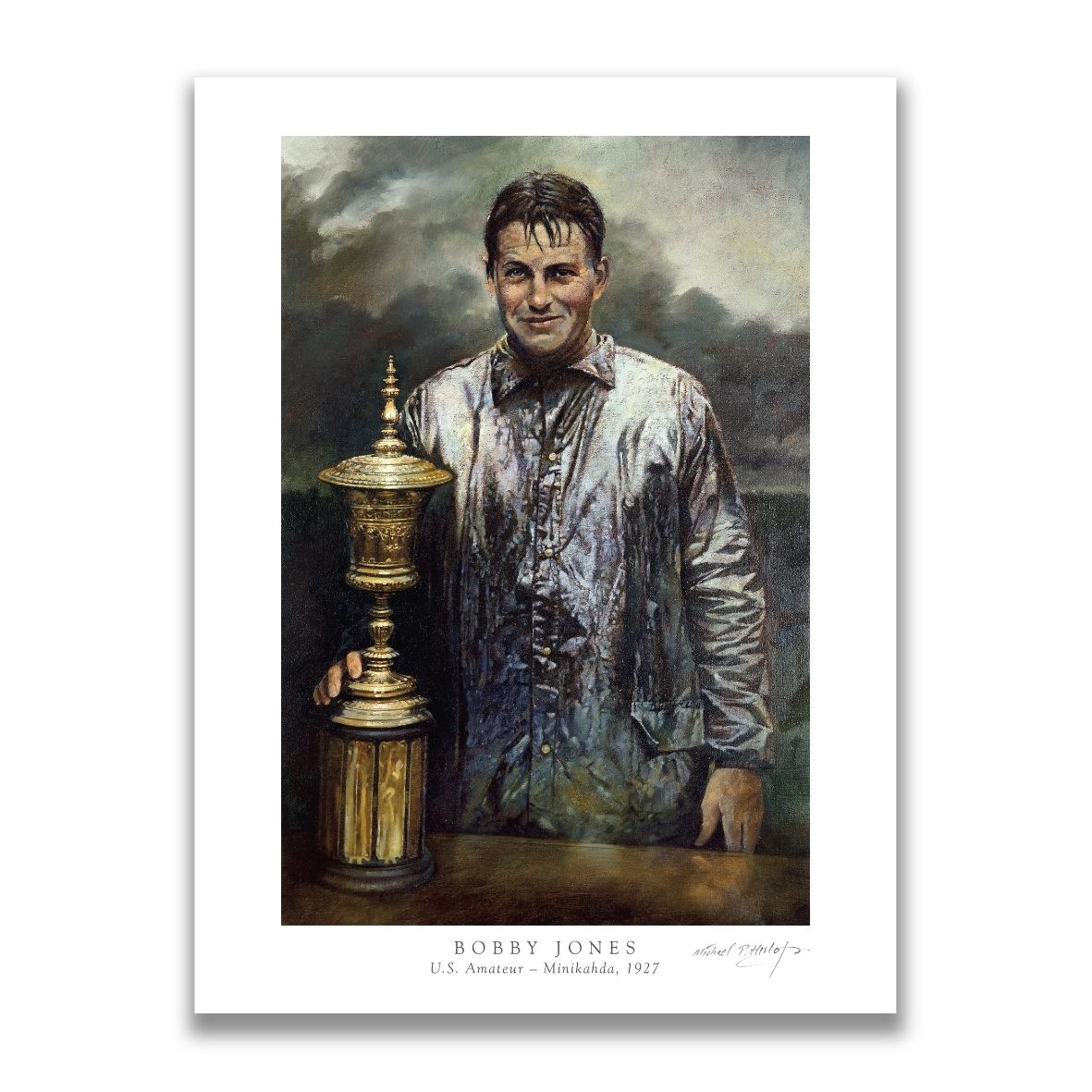 Bobby Jones, Minikahda, 1927 fine art print by Michael Heslop