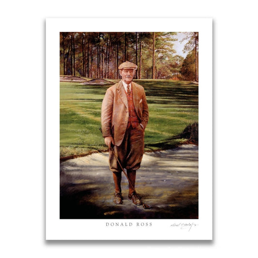 Donald Ross golf architect, fine art print by Michael Heslop