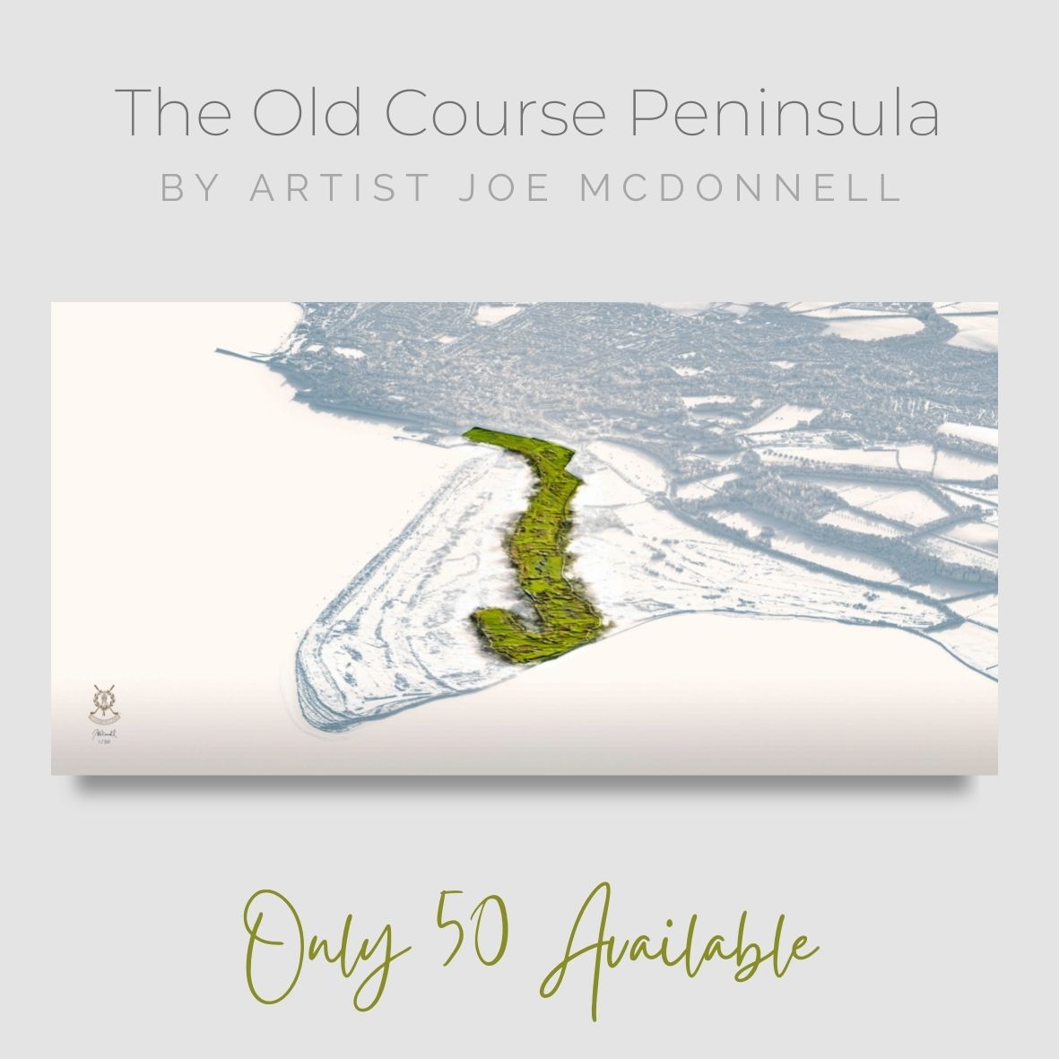 THE OLD COURSE PENINSULA LIMITED EDITION PRINT