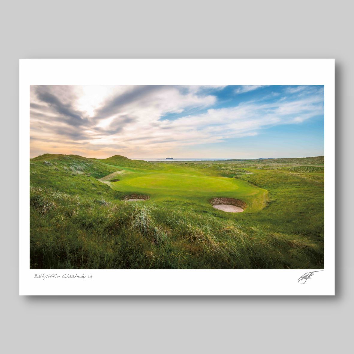 BALLYLIFFIN GLASHEDY HOLE 14 PHOTOGRAPHY PRINT BY ADAM TOTH