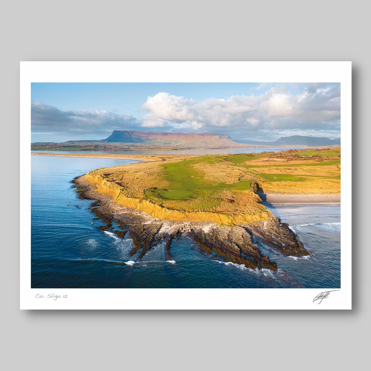 COUNTY SLIGO GOLF CLUB HOLE 12 PHOTOGRAPHY PRINT BY ADAM TOTH