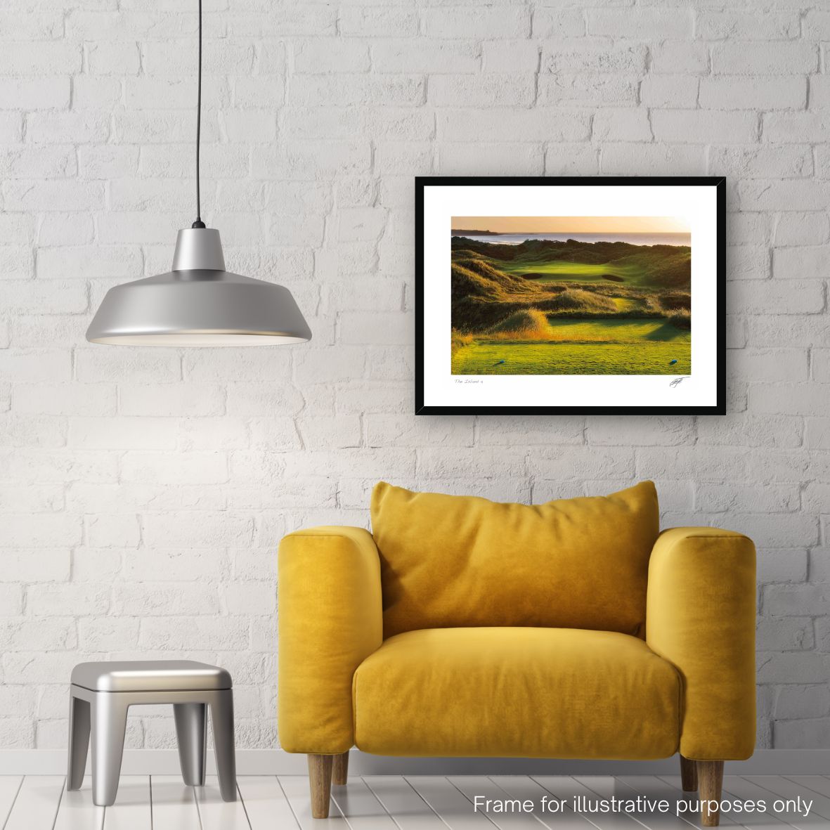 Modern framed Photography print of 4th Hole at The Island Golf Club by Adam Toth