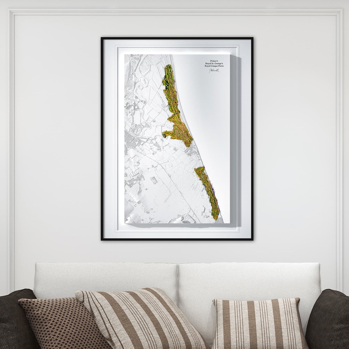 Limited Edition, Only 5 Left - Kent Golf Clubs 3D WaterMap Compilation