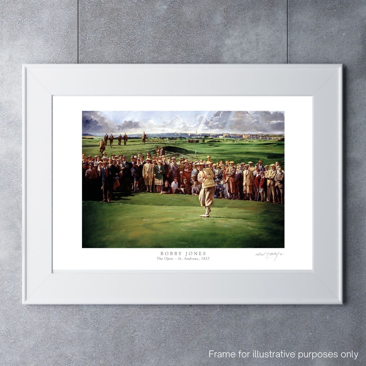 Bobby Jones, The Open at St Andrews, 1927 by Michael Heslop