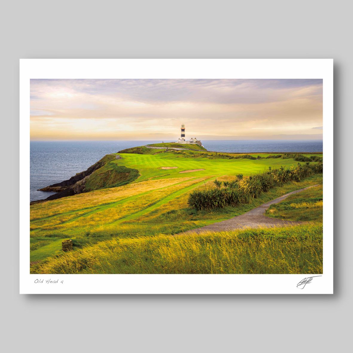 Photography print of Old Head Golf Course 4th hole by Adam Toth