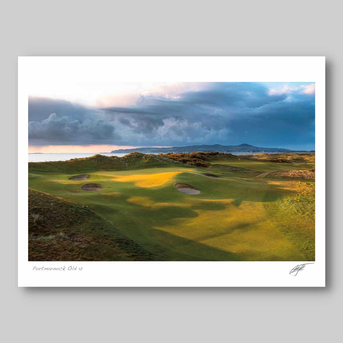 portmarnock old 12th photography print by adam toth