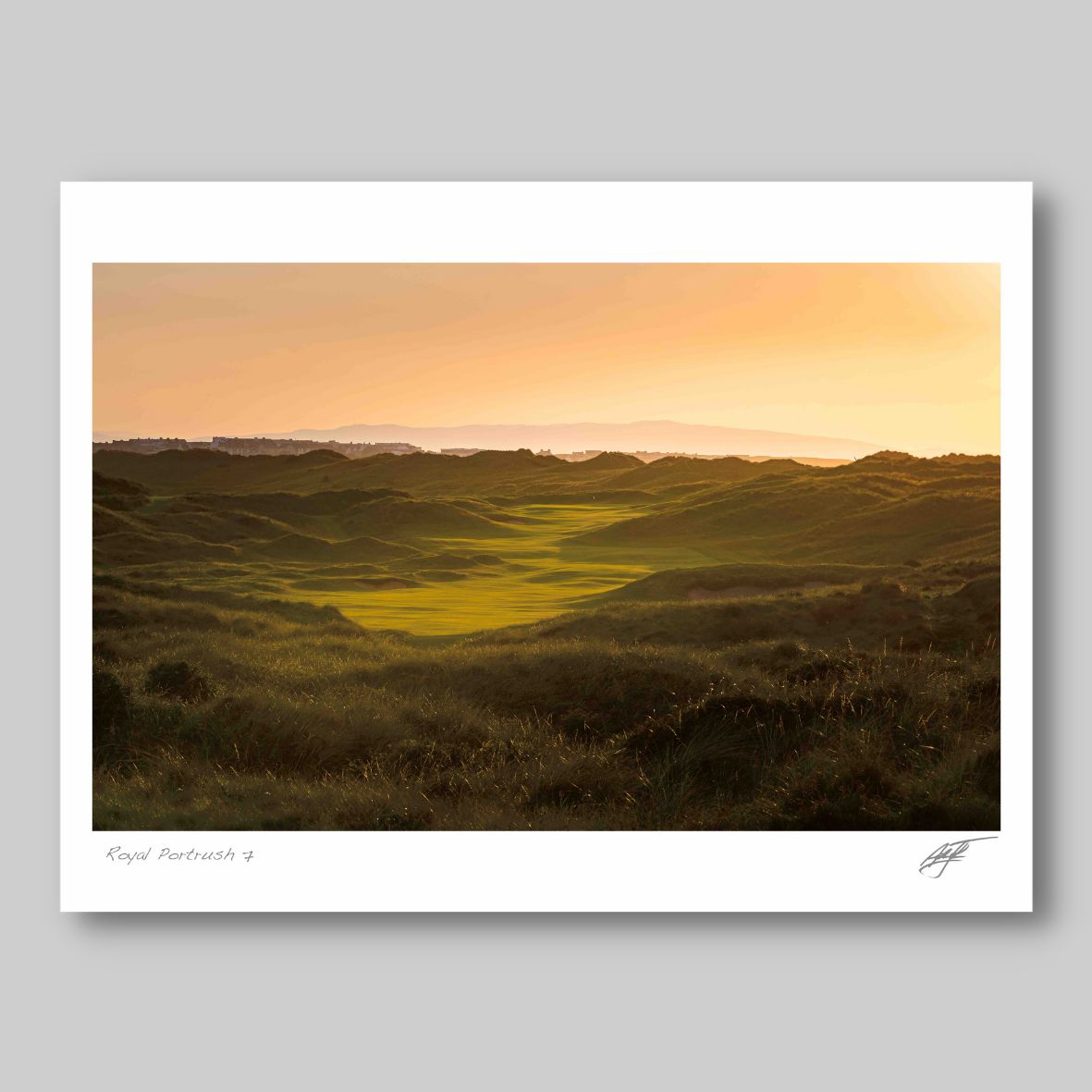 Royal Portrush Golf Club 7th Photography print by Adam Toth