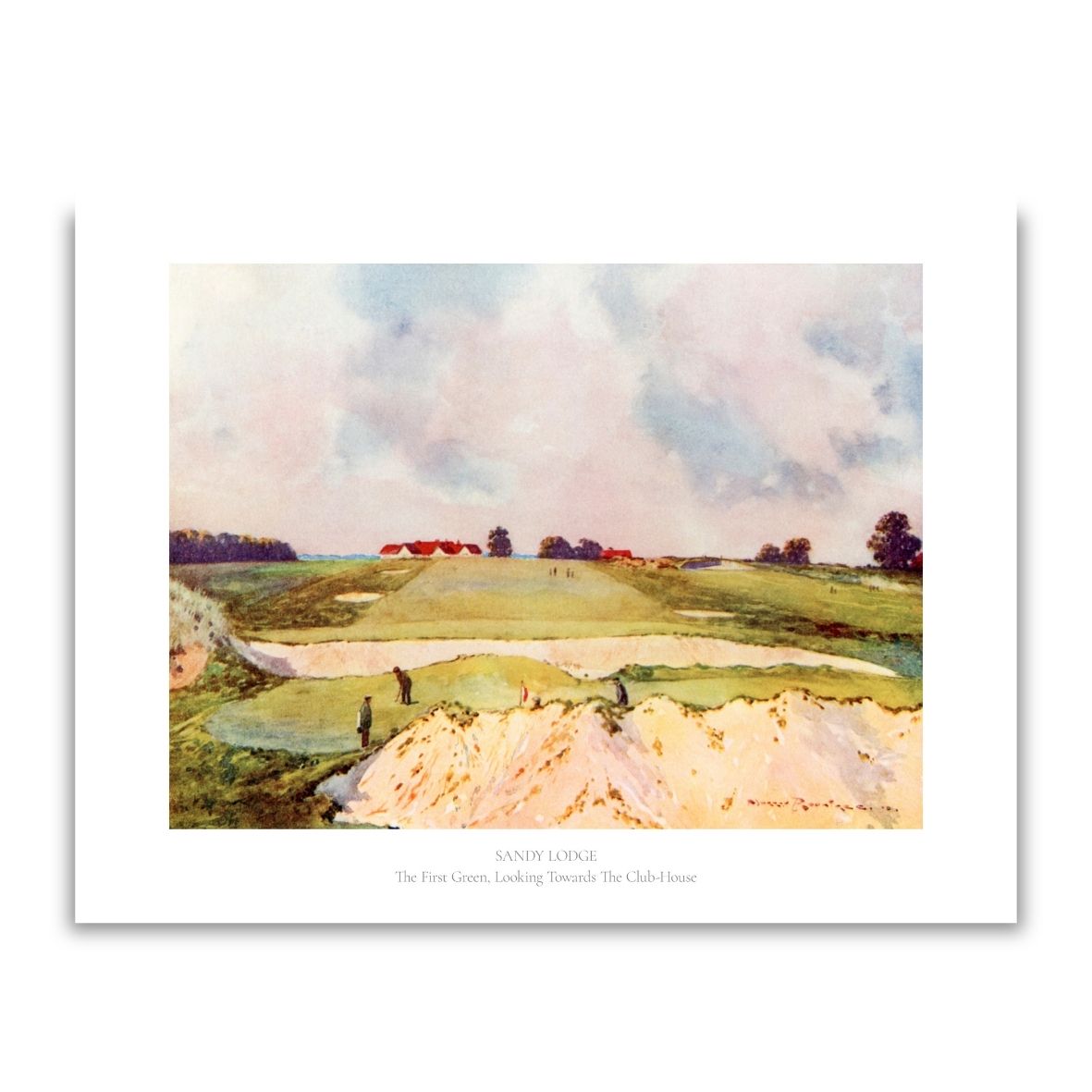 Sandy Lodge Golf Club print by Harry Rountree