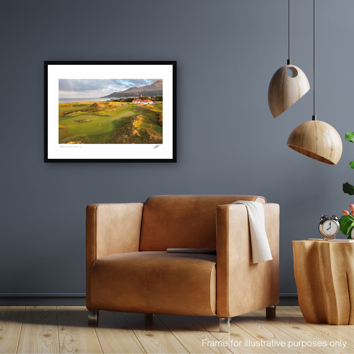 ROYAL COUNTY DOWN 10TH FRAMED PRINT BY ADAM TOTH