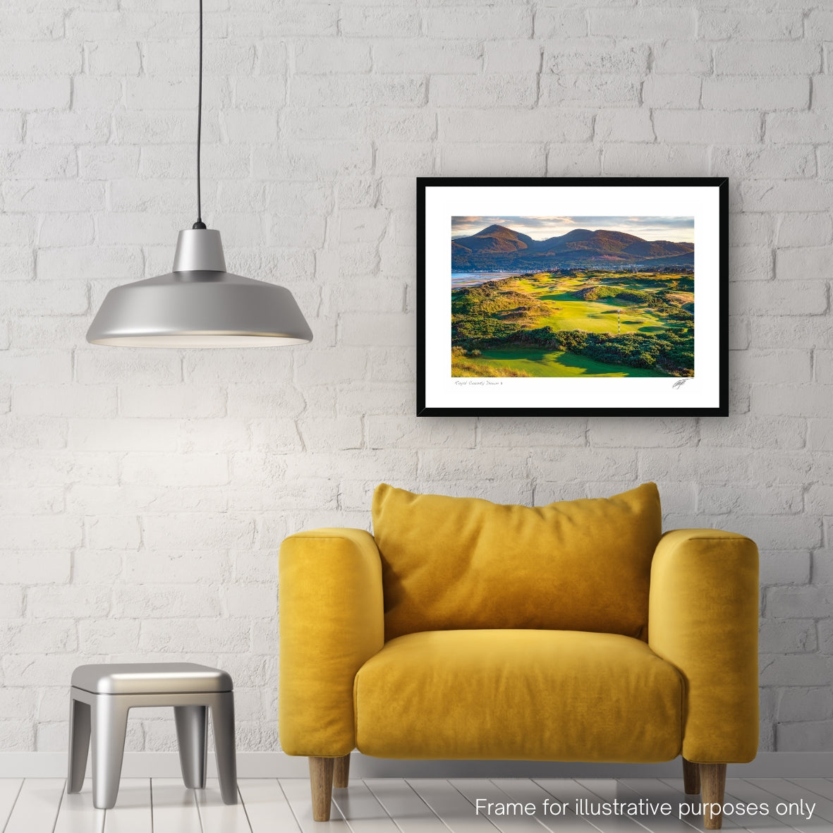 ROYAL COUNTY DOWN HOLE 3 PHOTOGRAPHY PRINT BY ADAM TOTH BLACK FRAME