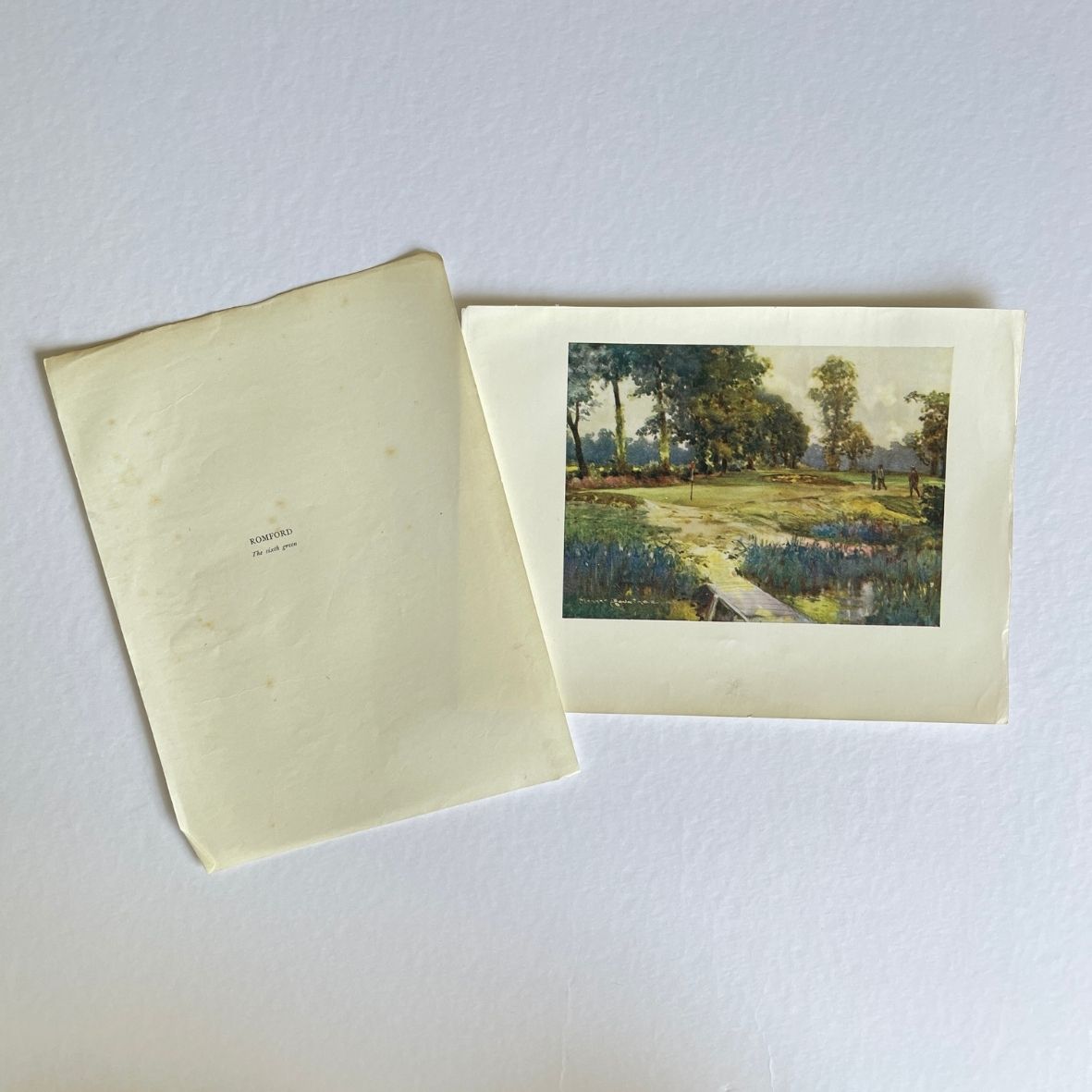 Harry Rountree Original First Edition Book Plates - Only One Of Each Available!